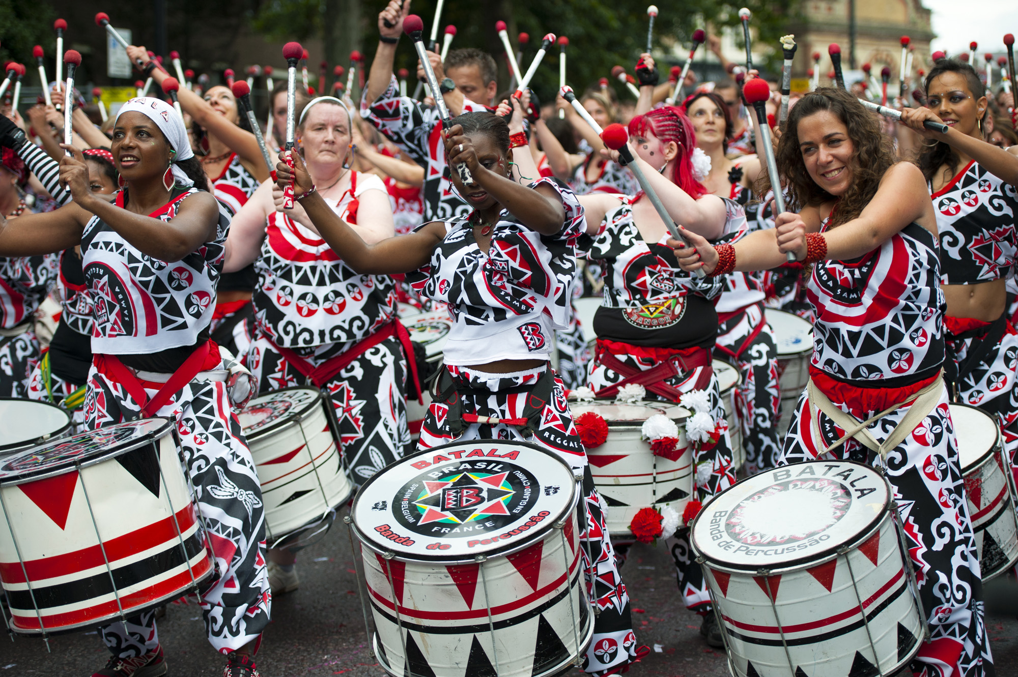 Drummers at Notting Hill Carnival