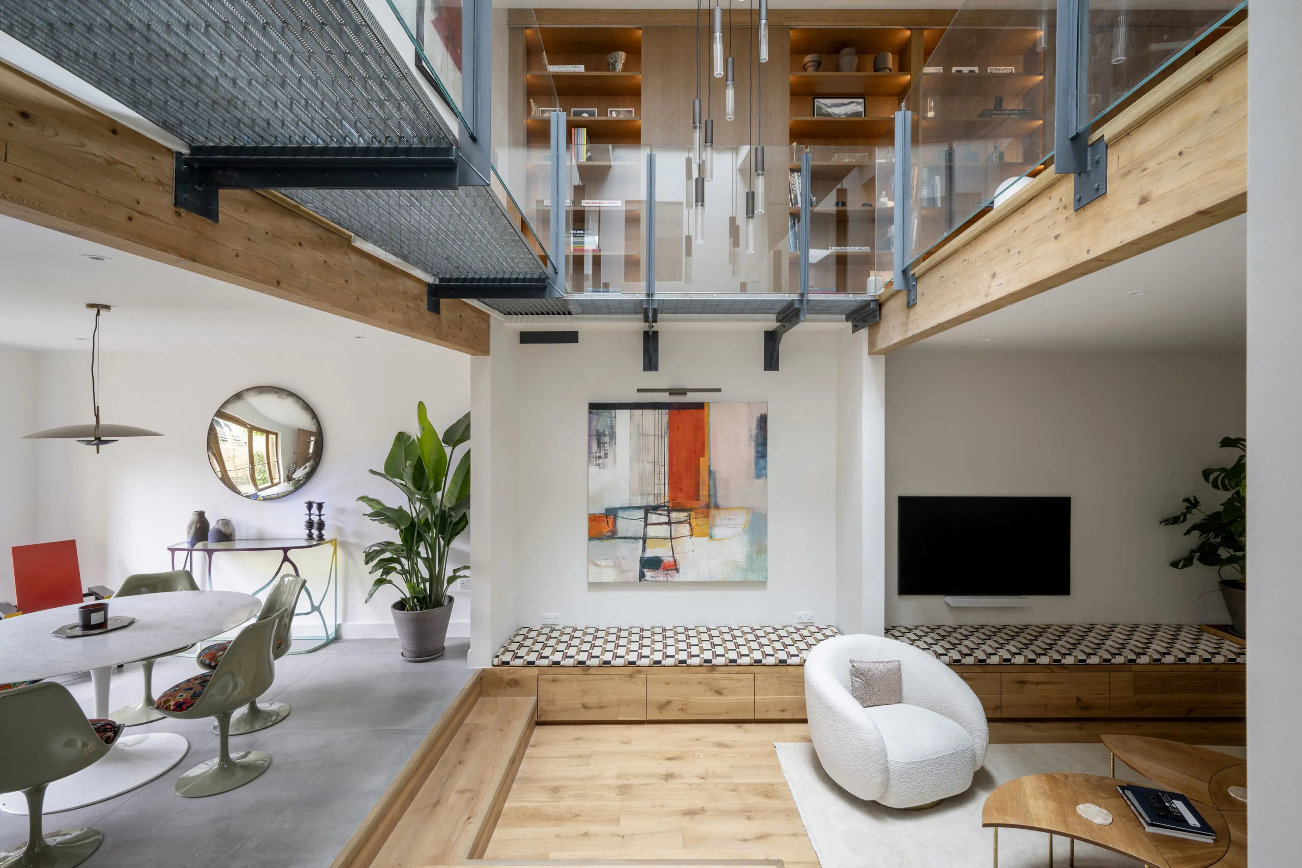 Interior design at The Lighthouse, Maida Vale