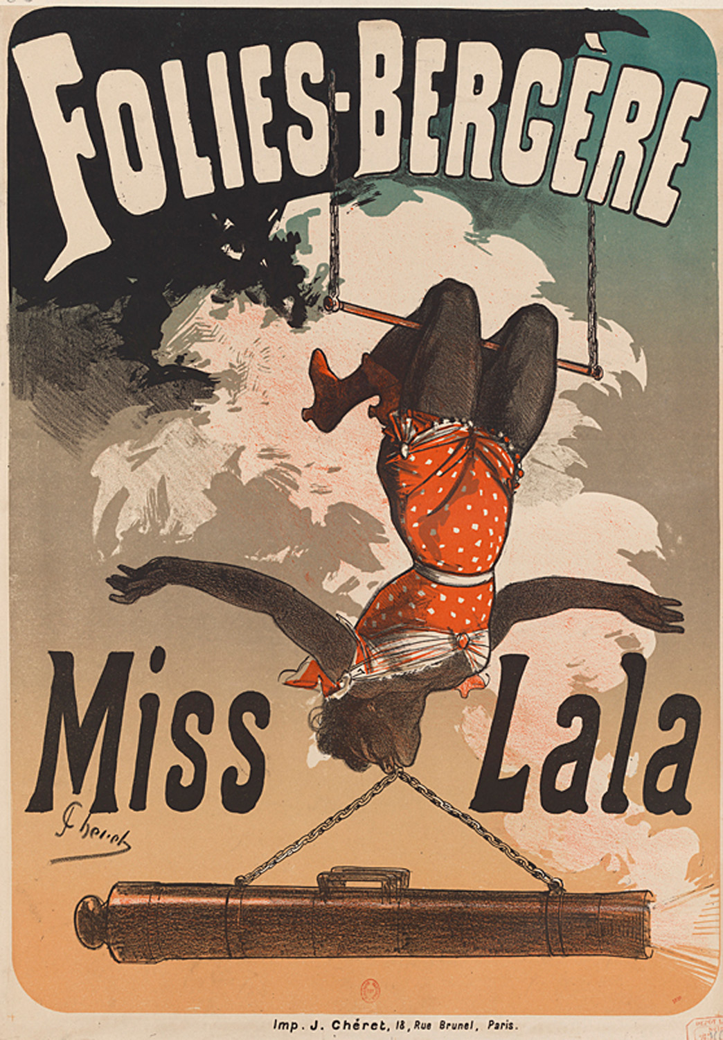Folies-Bergres. Miss Lala, 1880