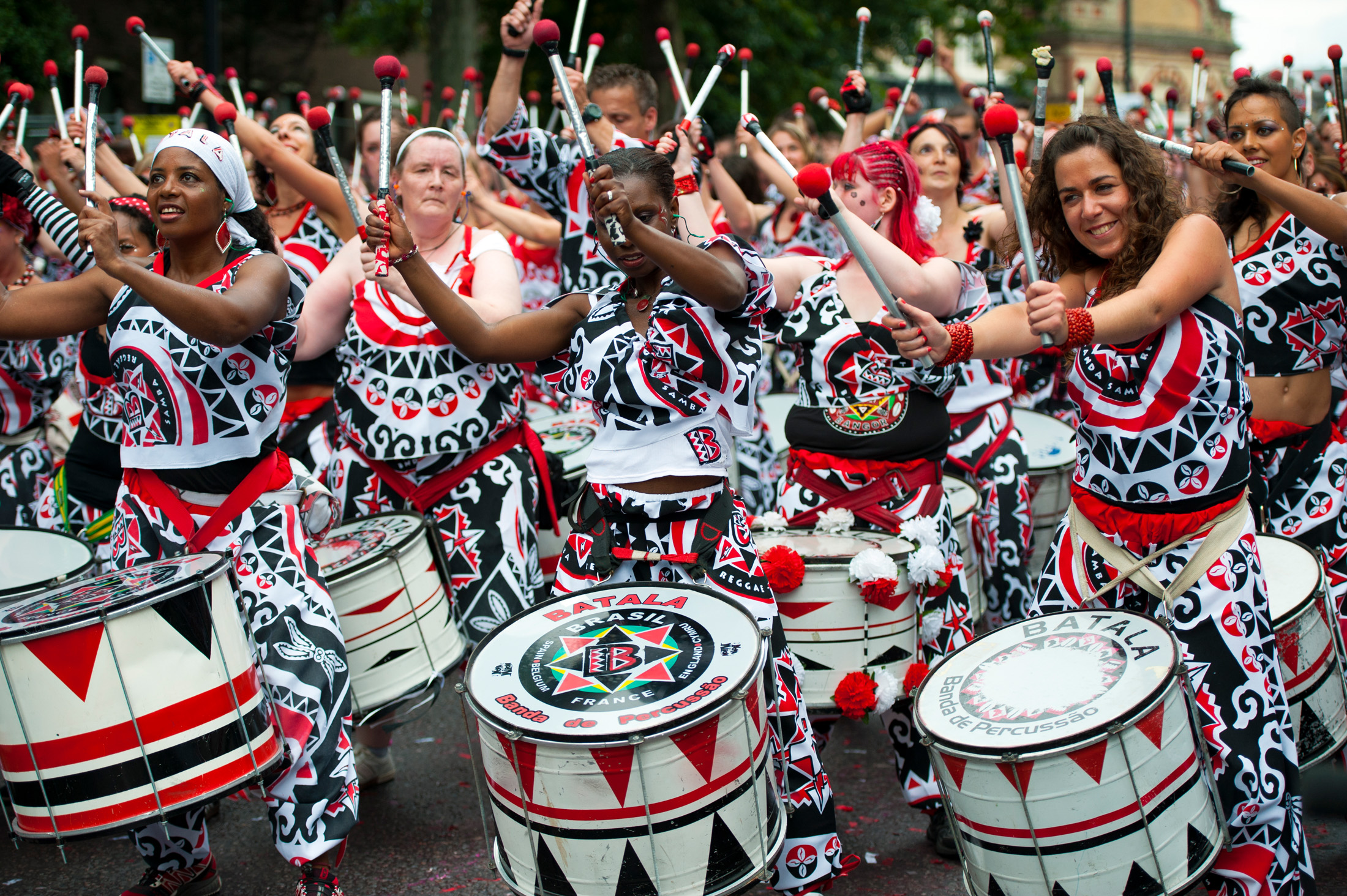 Drummers at Notting Hill Carnival
