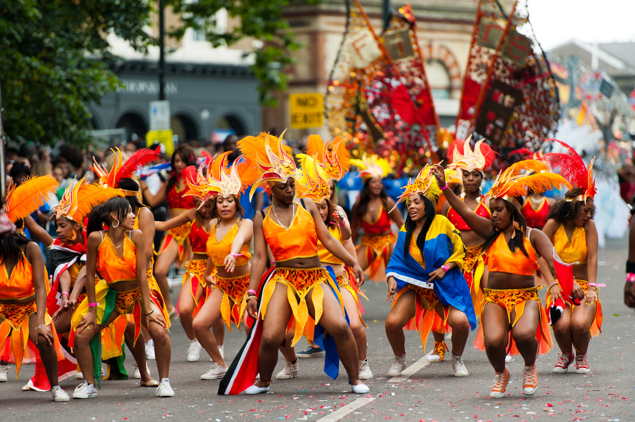 Dancers at Notting Hill Carnival